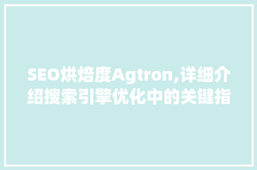 SEO烘焙度Agtron,详细介绍搜索引擎优化中的关键指标  第1张