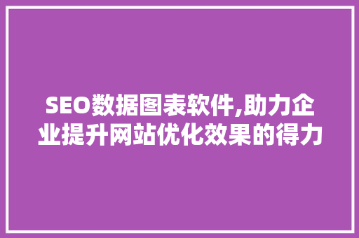 SEO数据图表软件,助力企业提升网站优化效果的得力助手