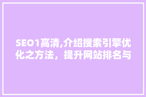 SEO1高清,介绍搜索引擎优化之方法，提升网站排名与流量