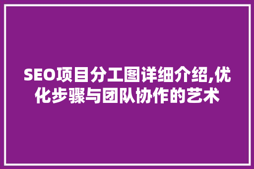 SEO项目分工图详细介绍,优化步骤与团队协作的艺术