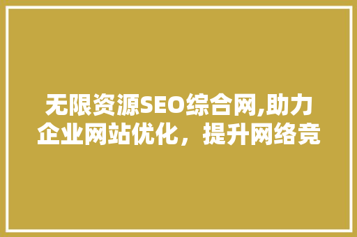 无限资源SEO综合网,助力企业网站优化，提升网络竞争力